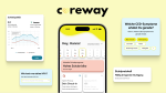 Grafik mit einer dargestellten App auf einem Handy, die „Hey Hanna“ anzeigt und darunter Wochentage und Informationen wie „Aktuelle Schubprognose: Hohes Schubrisiko“ und eine Funktion „Dein Check-In“. Links sieht man einen Ausschnitt „Schlafqualität“ mit Kurvenverlauf, darunter eine Frage „Wie hoch war deine HRV?“. Rechts sieht man oben einen Ausschnitt mit einer Frage „Welche CED-symptome erlebst Du gerade“ mit Auswahlfeldern, darunter „Stuhlprotokoll“.